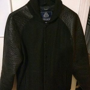 Black Letterman Jacket